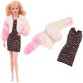 Load image into Gallery viewer, Barbies Doll Clothes Doll Dress Fashion Outfit Shirt Casual Wear Skirt
