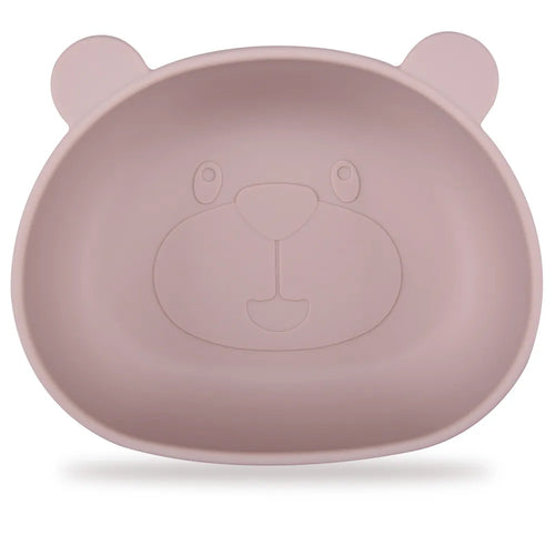 BPA Free Silicone Panda Dishes for Baby 2Pcs/1Set Silicone Baby