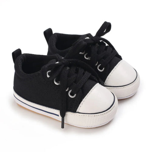 Meckior Baby Sneakers Baby Boys Girls Canvas Shoes Non-slip Rubber