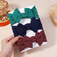 Load image into Gallery viewer, 3Pcs/Set Girls Cable Knit Turban Baby Bows Headbands For Children
