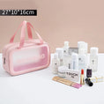 Load image into Gallery viewer, Clear Travel Bags for Toiletries, Portable PVC Waterproof Cosmetic
