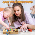 Load image into Gallery viewer, Montessori Busy Board Sensory Toys Wooden With LED Light Switch
