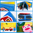 Load image into Gallery viewer, Toddlers Montessori Toys Busy Board Farm Animal Scene Storytelling
