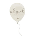 Load image into Gallery viewer, Baby Wooden Balloon Milestone Newborn Birth 1-12 Month Card Birthday
