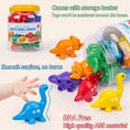 Load image into Gallery viewer, Matching Dinosaur Toy With storage bucket Montessori Toys for Kids
