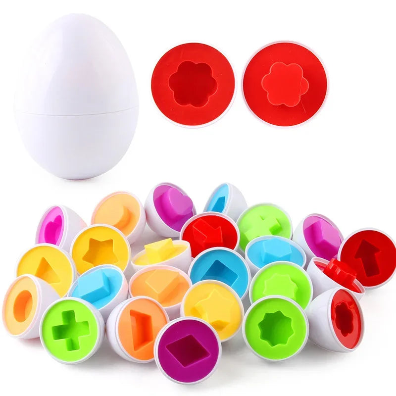 Eggs Screws 3D Puzzle Montessori Learning Education Math Toys Kids