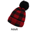 Load image into Gallery viewer, Parent-Child Christmas Hat Big Pompom Mother Kids Knit Beanie Cap
