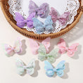 Load image into Gallery viewer, 2/4/5Pcs Girls Cute Sequins Double Butterfly Hair Clip Bow Hairpins
