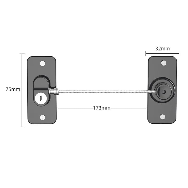 Children Safety Windows Lock Multi-Functional Anti-Fall Limit