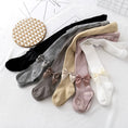 Load image into Gallery viewer, Cute Bowknot Tights For Girls Knitted Cotton Winter Girls Tights High
