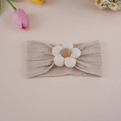 Cute Baby Headbands Flower Floral Elastic Soft Newborn Headbands For