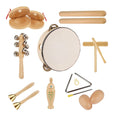 Load image into Gallery viewer, Wooden Musical Instrument Toys for Kids Eco Friendly Drum Castanets
