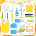 Load image into Gallery viewer, 17pcs Montessori Kitchen Tools Cooking Set - Real Cooking Experience
