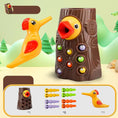 Load image into Gallery viewer, Montessori Educational Toys for Children Woodpecker Catch Worms Toy
