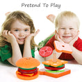 Load image into Gallery viewer, Children Pretend Play Kitchen Toys Hamburger Sandwich Simulation Food
