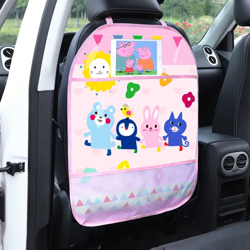 1Pcs Cartoon Car Seat Back Protector Cover for Children Kids Baby