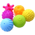 Load image into Gallery viewer, 6PCS Textured Balls for Baby Sensory Play 6-12 Months, Activity Multi
