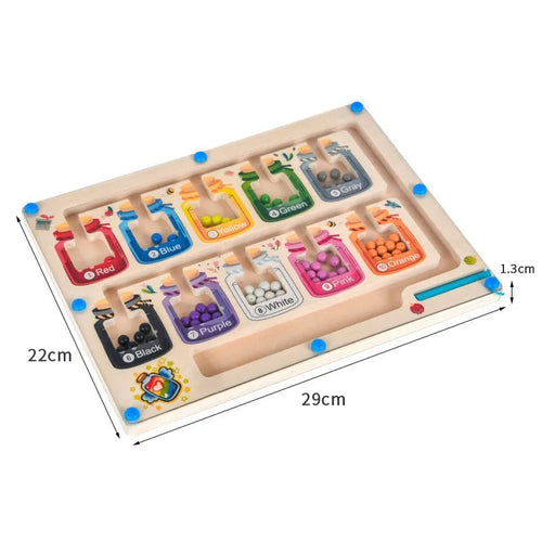 Magnetic Sorting Games Montessori Puzzle Toys Maze Board Learning