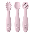 Load image into Gallery viewer, 3PCS Cute Baby Learning Spoons Utensils Set Newborn Feeding Spoon Set
