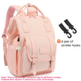 Load image into Gallery viewer, PANGDUBE Baby Nappy Bag with 2pcs Stroller Hooks Mummy Bag Backpack
