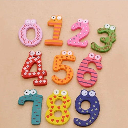 10pcs/set Montessori Baby Number Refrigerator Fridge Magnetic Figure