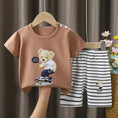 Load image into Gallery viewer, 0-4year Girls clothes set kids Clothes Summer Girl T-shirt Shorts
