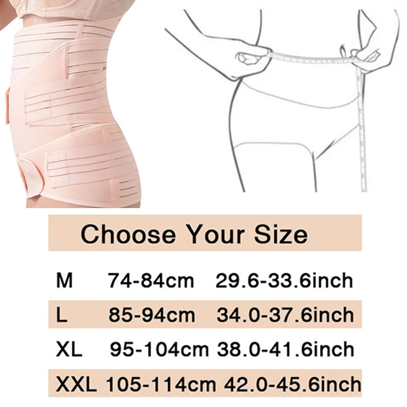 3in1 Corset Postpartum Belly Band Pregnant Women Tummy Belly Pelvis