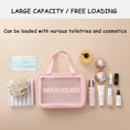 Load image into Gallery viewer, Clear Travel Bags for Toiletries, Portable PVC Waterproof Cosmetic
