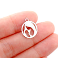 Load image into Gallery viewer, 5pcs/Lot Stainless Steel Pendant Cute Baby Foot /Virgin Mary/Maternal
