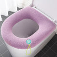 Load image into Gallery viewer, Thicken Toilet Seat Cover Mat Winter Warm Soft Washable Closestool Mat
