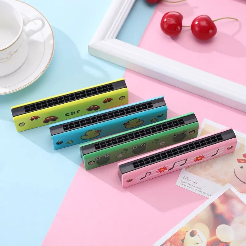 3Pcs 16 Holes Harmonica Musical Instrument Montessori Educational Toys