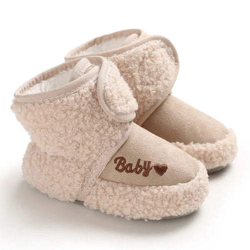 Baby Socks Winter Baby Boy Girl Booties Fluff Soft Toddler Shoes First