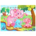 Load image into Gallery viewer, Economy 30piece Montessori 3D Puzzle Cartoon Animal Wooden Jigsaw
