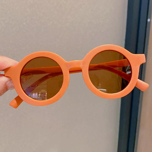 2021 New Children's Sunglasses Infant's Retro Solid Color