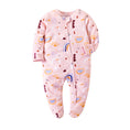 Load image into Gallery viewer, Spring Newborn Footed Pajamas Solid White Fashion Zipper Baby Clothes
