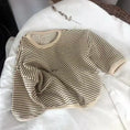 Load image into Gallery viewer, Lawadka Cotton Children's Clothing Long Sleeve T-shirts Striped Baby
