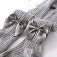 Load image into Gallery viewer, Cute Bowknot Tights For Girls Knitted Cotton Winter Girls Tights High
