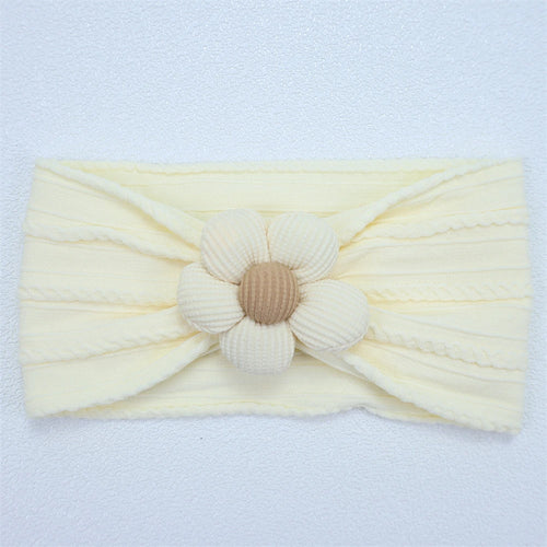 New Flower Newborn Baby Headband Soft Elastic Nylon Infant Toddler