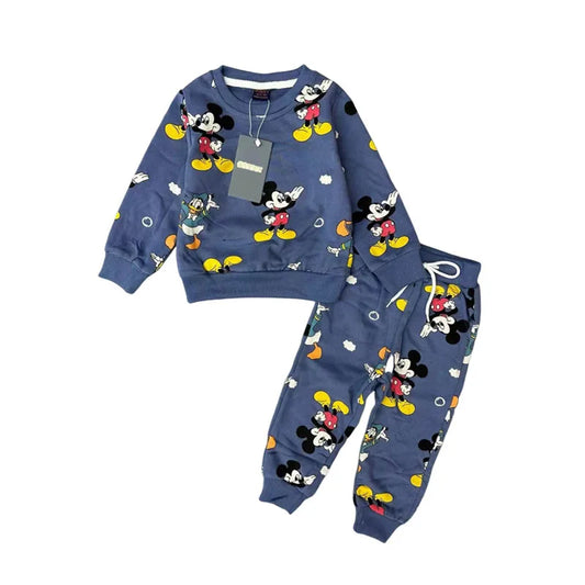 Boys Autumn Clothes cartoon Print Sweatshirt+Pants 2pcs Casual Sports