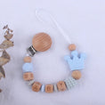 Load image into Gallery viewer, INS Personalized Name Baby Pacifier Clips Crown Teethers Dummy Nipple
