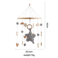 Load image into Gallery viewer, Baby Crib Mobile Bed Bell Rattle Toys Wooden Crochet Stars Pendant Bed
