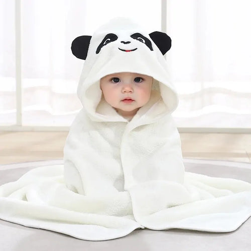 1 Piece Baby Bath Towel Super Absorbent Polyester Material Cute Animal