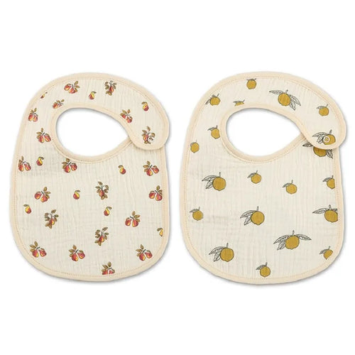 2pcs Cotton Gauze Baby Bibs U Shaped Newborn Infants Waterproof