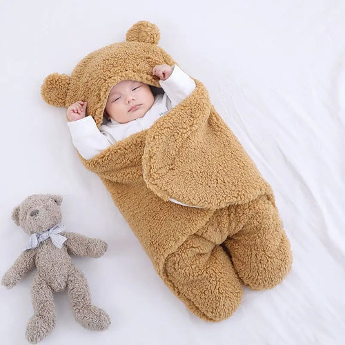 2024 Autumn Winter Infant Toddler Thicken Cashmere Receiving Blankets