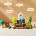 Load image into Gallery viewer, Montessori Sensory Toys  Stacking Toys For Baby Forest Houses Replica
