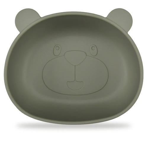 BPA Free Silicone Panda Dishes for Baby 2Pcs/1Set Silicone Baby