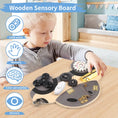 Load image into Gallery viewer, Montessori Toy Steering Wheel Wooden Busy Board Wooden Sensory Toys
