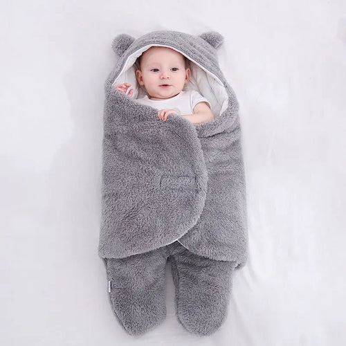 2024 Autumn Winter Infant Toddler Thicken Cashmere Receiving Blankets