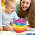 Load image into Gallery viewer, Baby Bath Toys Colorful Stacking Cups Early Educational Montessori
