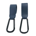 Load image into Gallery viewer, 1/2pcs PU Leather Baby Bag Stroller Hook Pram Rotate 360 Degree
